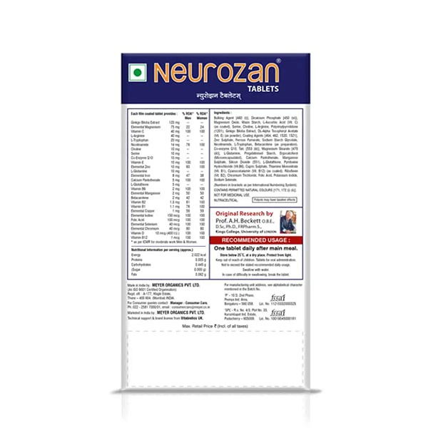 Neurozan Tablet 30's