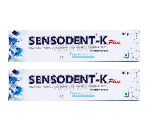 Sensodent-K Plus Toothpaste 100gm Pack Of 2
