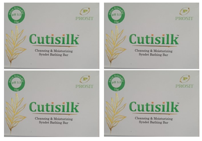 Cutisilk Moisturizing Soap 100gm  Pack Of 4