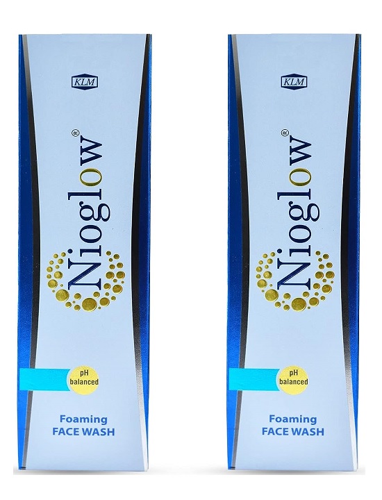 Nioglow Foaming Face Wash 60ml Pack Of 2