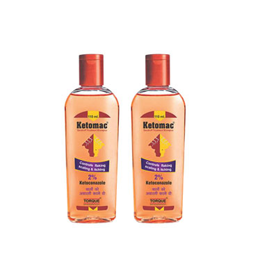 Ketomac Anti Dandruff Treatment Shampoo 110ml pack of 2