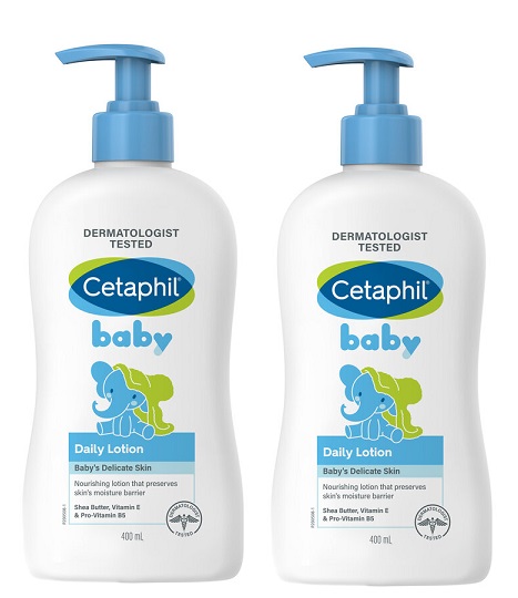 Cetaphil Baby Daily Lotion 400ml Pack Of 2