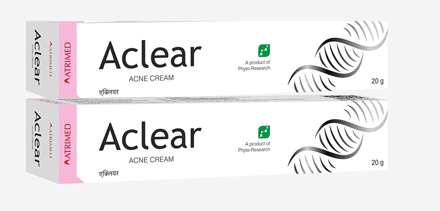 Aclear Anti Acne Cream 20gm, Pack Of 2