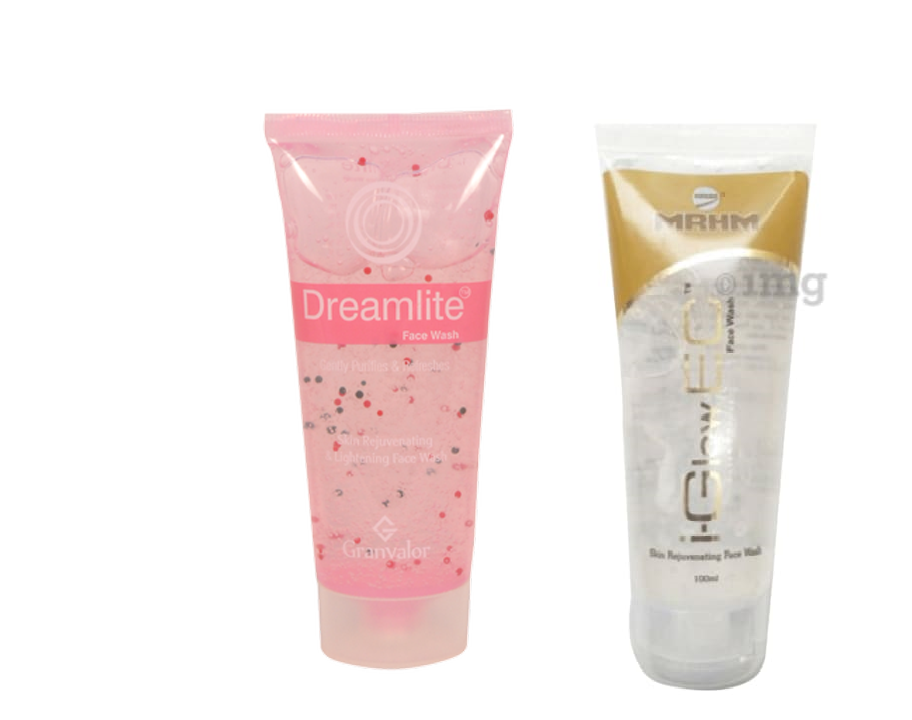 I Glow Face Wash - 100ml and Dreamlite  Face wash - 100ml