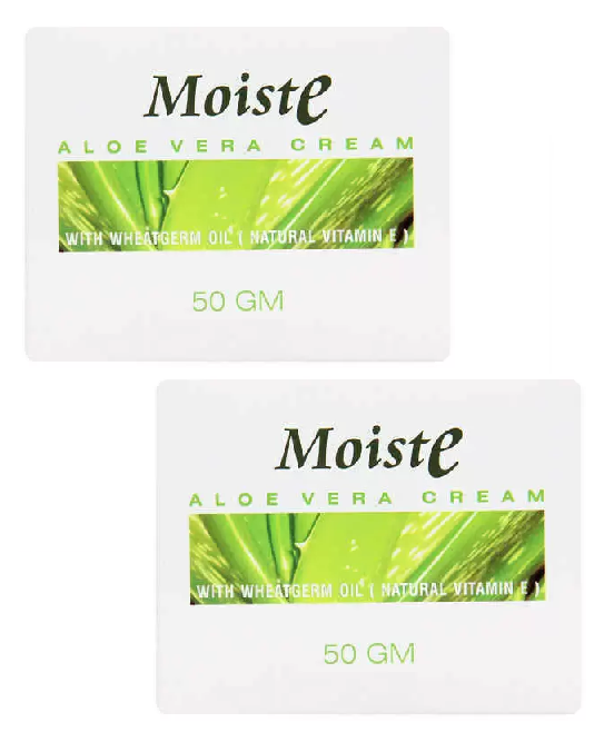 Moiste Aloe Vera Cream 50gm Pack Of 2
