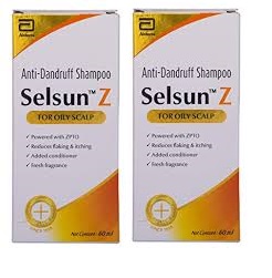 Selsun Z Anti Dandruff Shampoo 120ml Pack Of 2