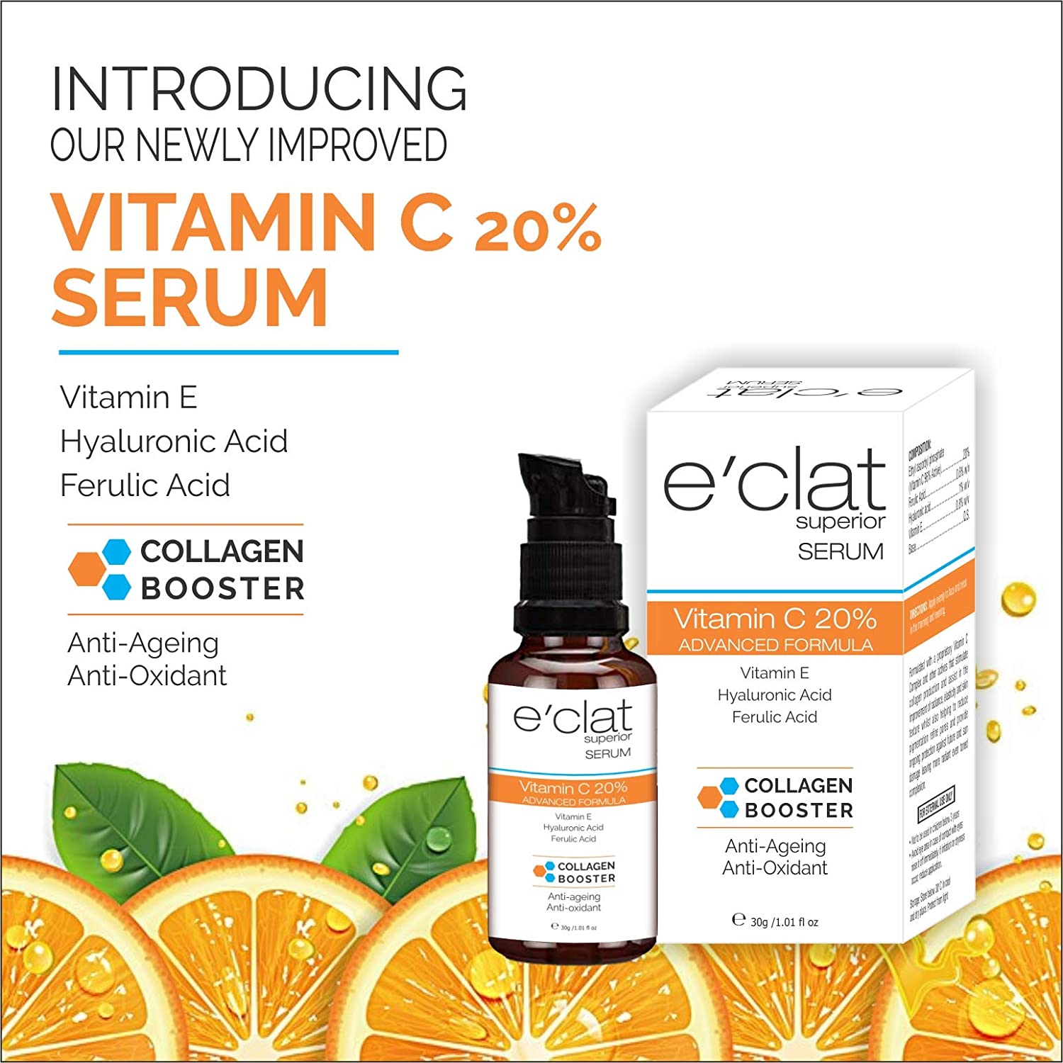 E Clat Superior Serum Vitamin C 20  Advanced Formula