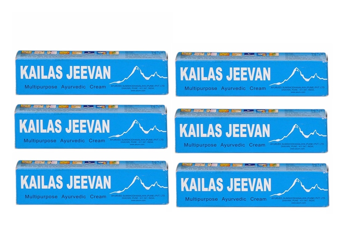 Kailas Jeevan Multipurpose Ayurvedic Cream 20 gm  Pack Of 6