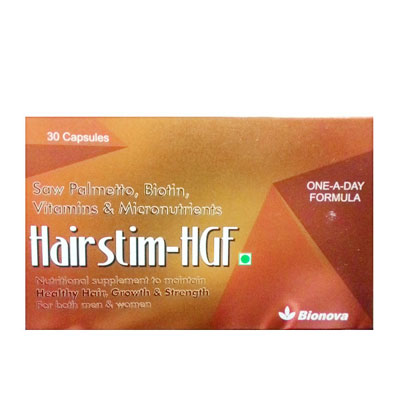  Hairstim HGF 30 Capsules One a Day Formula