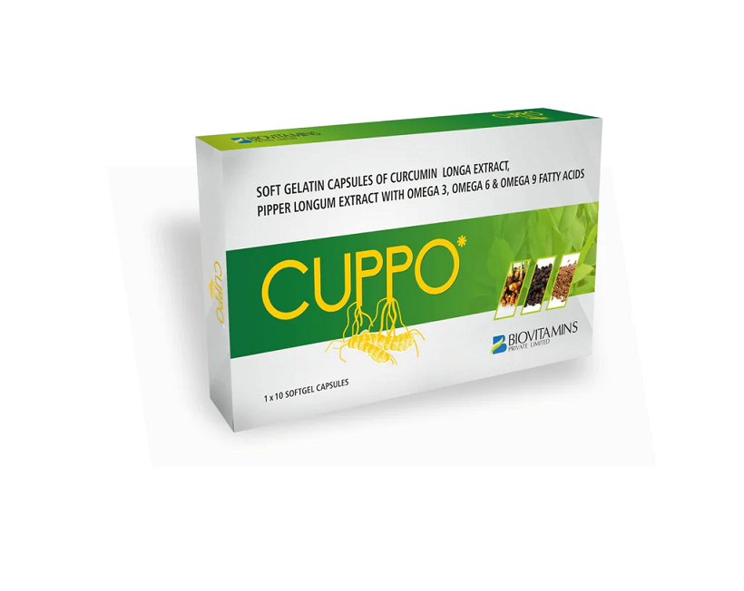 CUPPO - Curcumin 95 Percent Plus Omega 3 Capsules