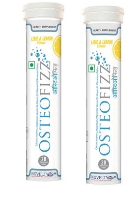 Osteofizz Lime & Lemon Flavour Effervescent Tablet 20's Pack Of 2