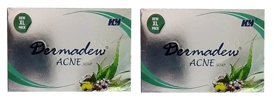 Dermadew Acne Soap 75gm pack of 2