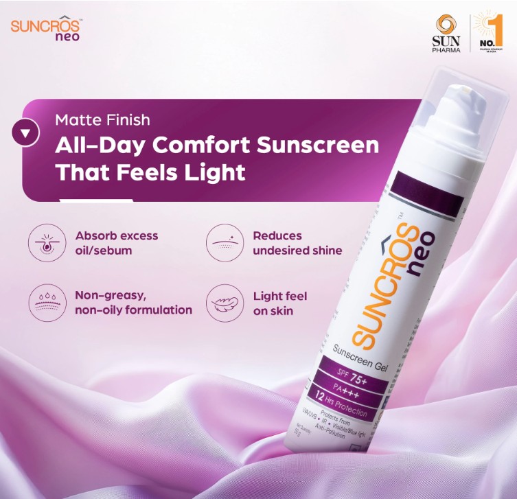 Suncros Neo Spf 75PLUS Sunscreen Gel 50 Gm