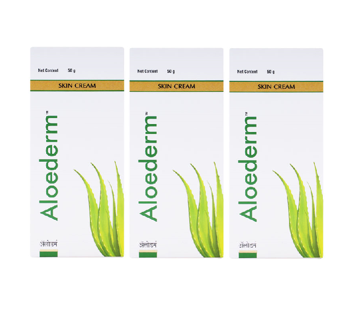 Aloederm Skin Cream 50gm Packm Of 3