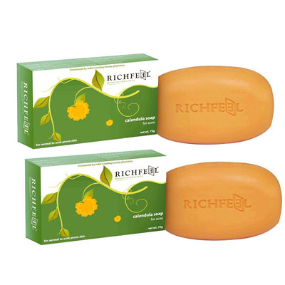 Richfeel Calendula Soap 75gm Pack Of 2