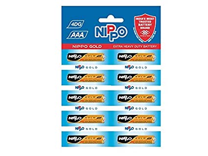 Nippo Gold AA Battery, 10 Count