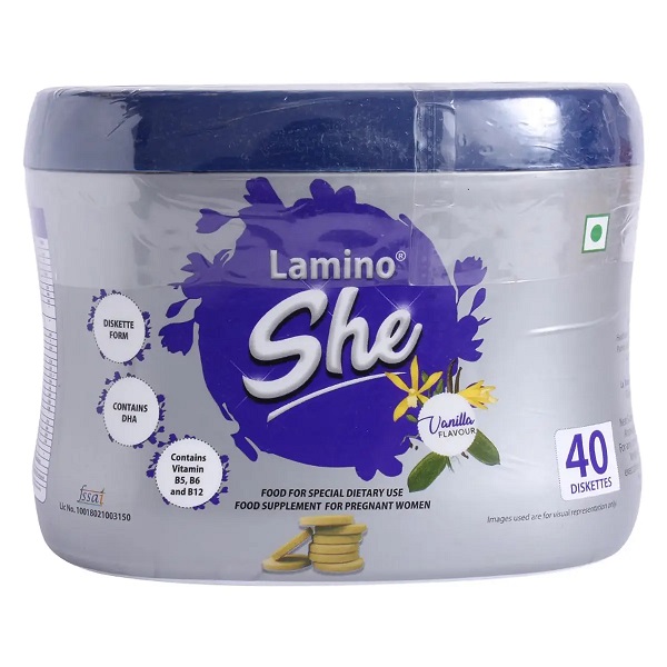 Lamino She Vanilla Flavour Diskettes 200gm