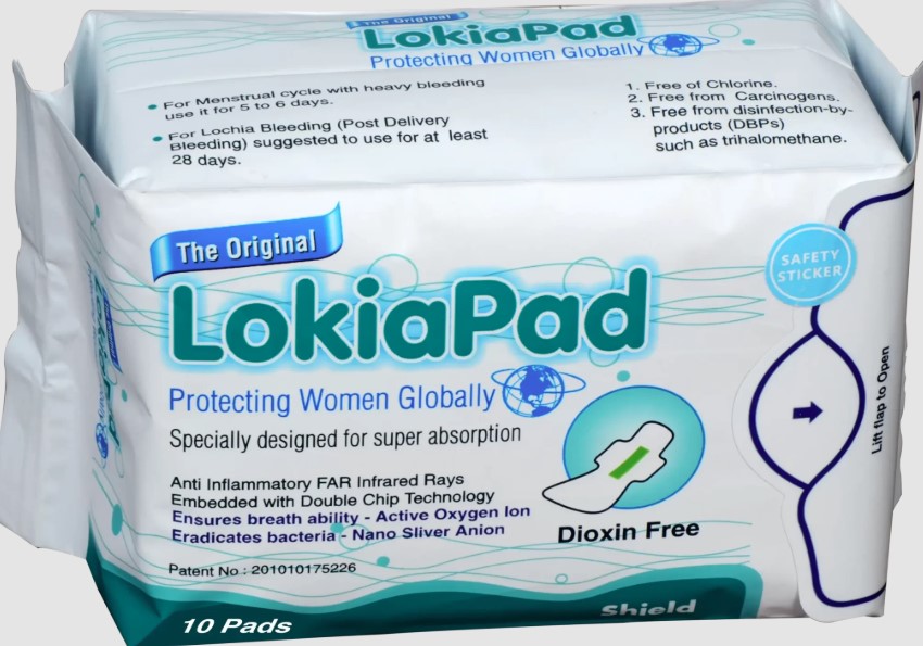 Lokia Sanitary Pads 10 Count