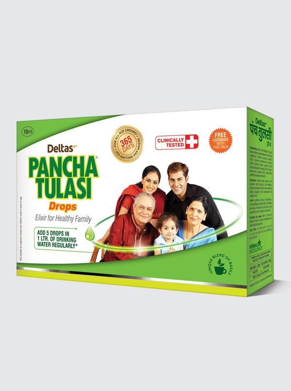 Deltas Pancha Tulasi Drops 15ml