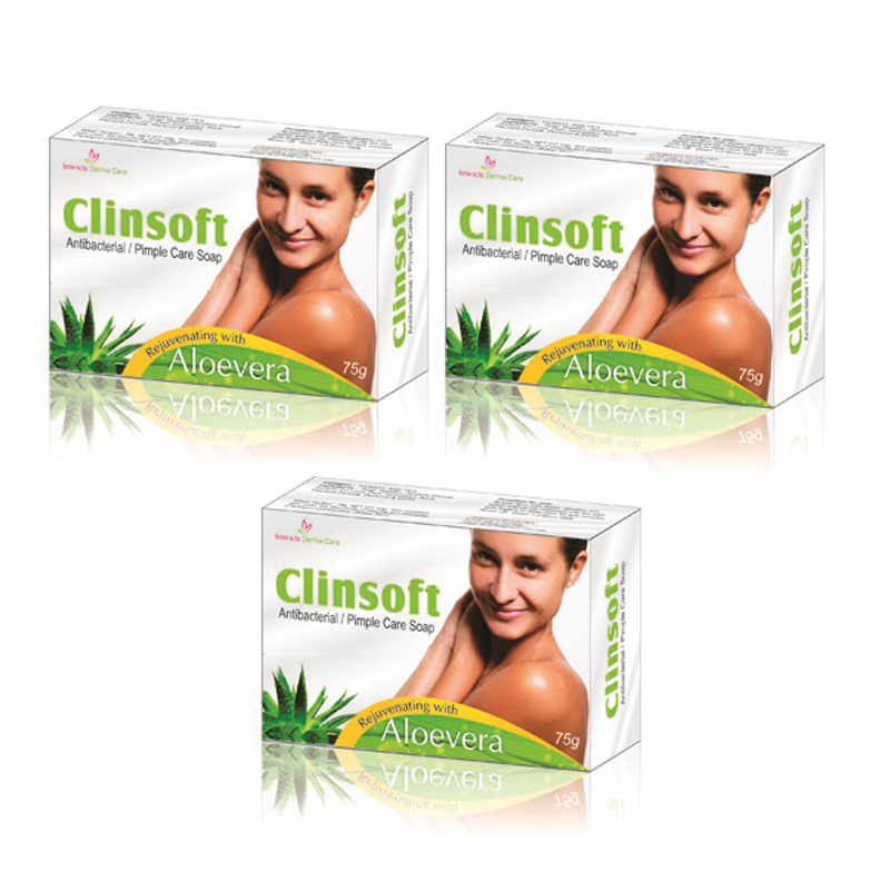 Clinsoft SOAP 75g pack of 3
