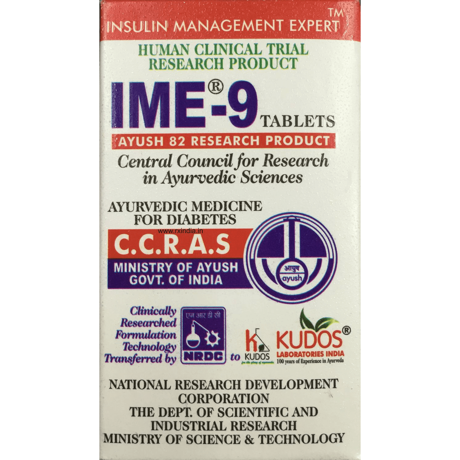 IME9 Insulin management 60 tablets