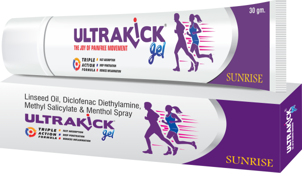 ULTRAKICK GEL 30GMS PACK OF 3 Gel  (3 x 30 g)