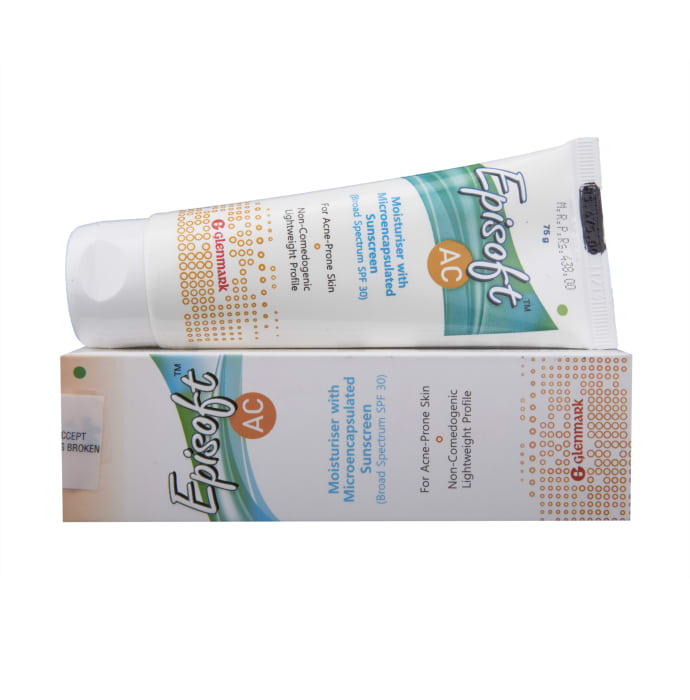 Episoft AC moisturiser with microencapsulated sunscreen spf 30 75gm