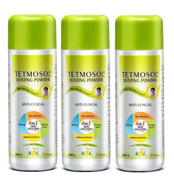 Tetmosol Dusting Powder 100gm Pack Of 3