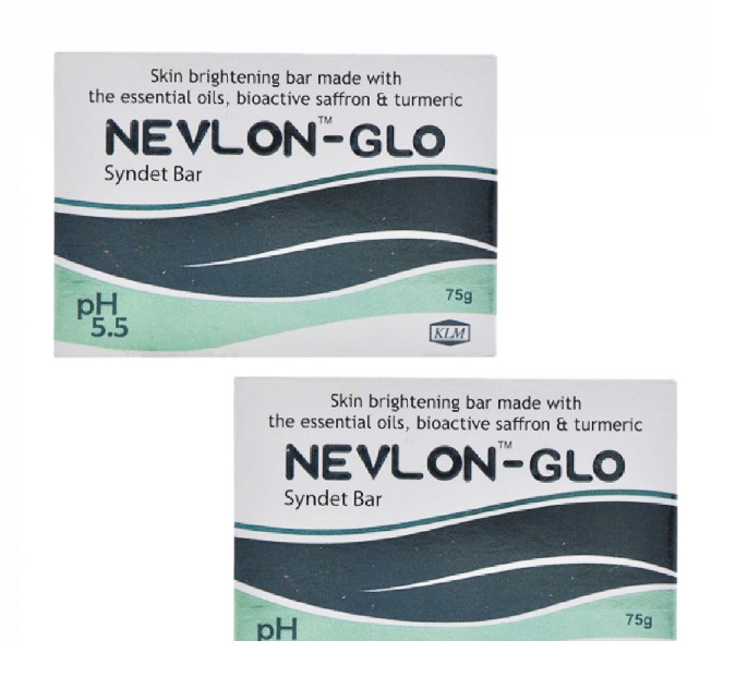 Nevlon Glo Syndet Bar 75gm Pack Of 2