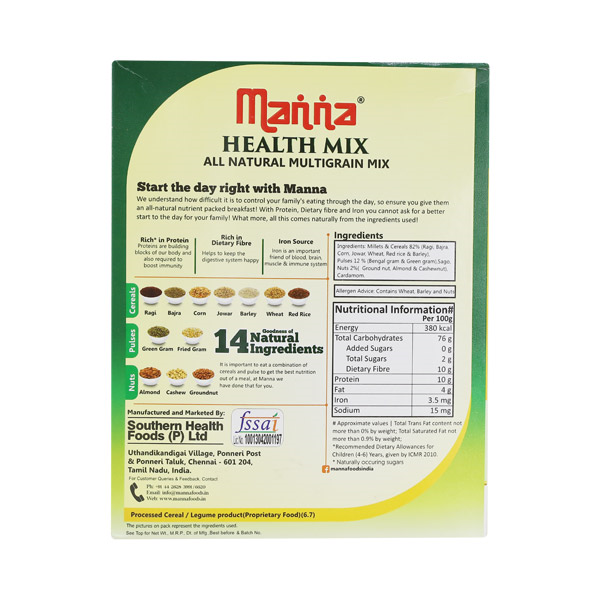 Manna Health Mix 500gm