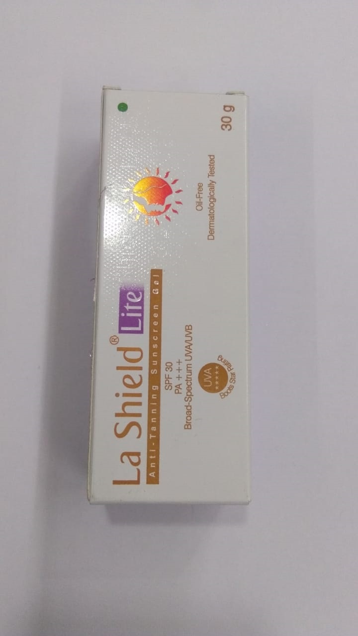 Lashield lite anti tanning sunscreen gel 30g