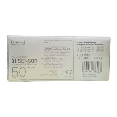 Glucocard 01 Sensor Blood Glucose 50Test Strips