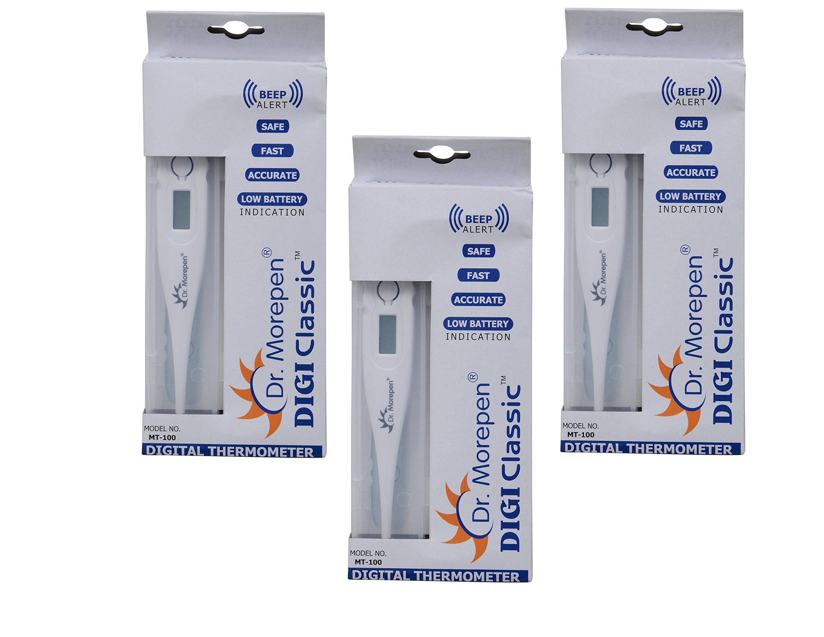 DR MOREPEN  DIGI Classic DIGITAL THERMOMETER MT-100 Pack Of 3