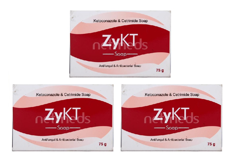 ZyKT Soap 75gm Pack Of 3