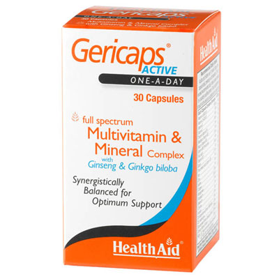 Health Aid Gericaps Active 30Caps