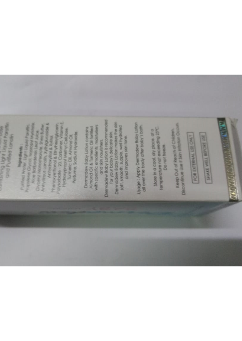 dermadew baby lotion white