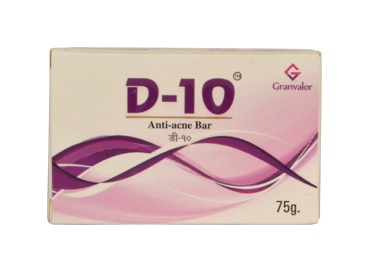 D-10 Anti-Acne Bar 75gm Pack Of 2