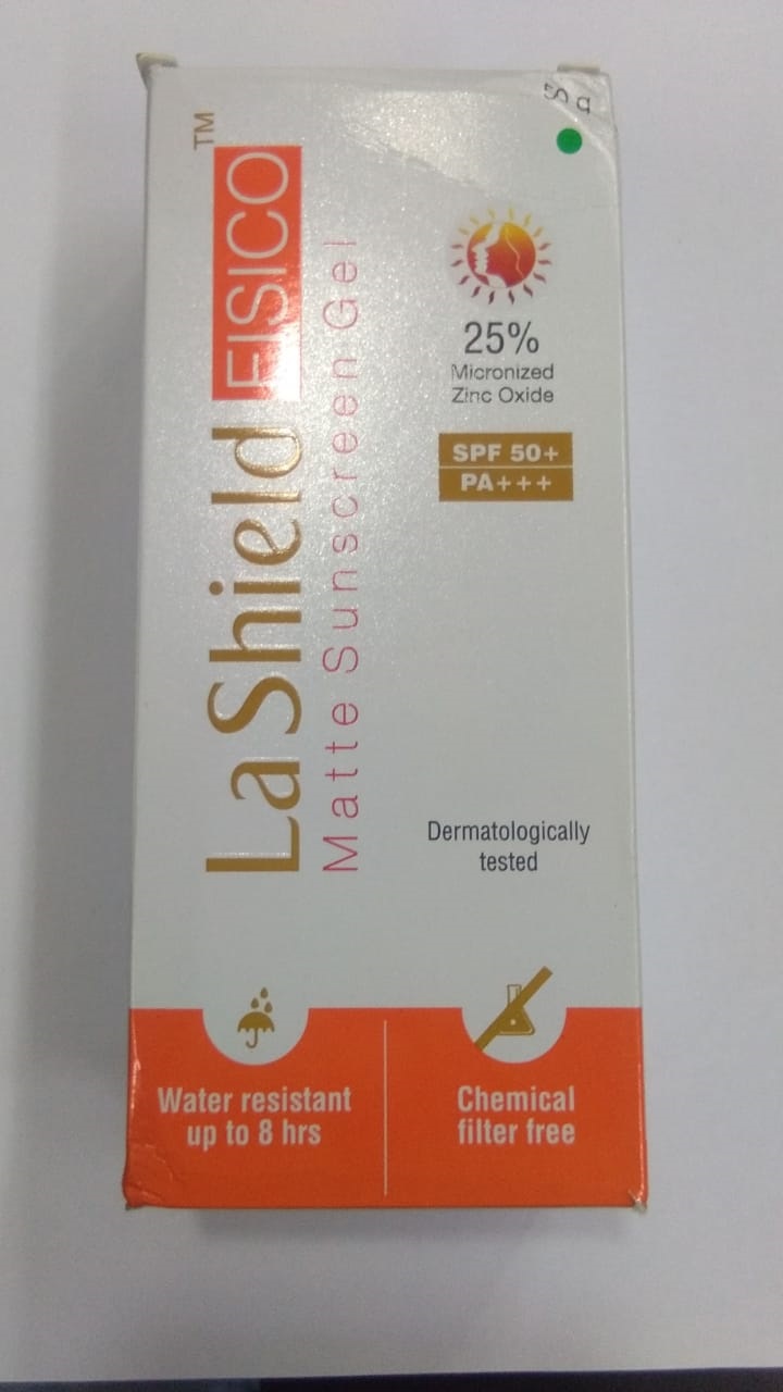 Lashield Fisico matte sunscreen gel spf 50g