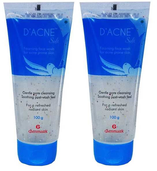 D Acne Soft Face Wash 100gm Pack Of 2