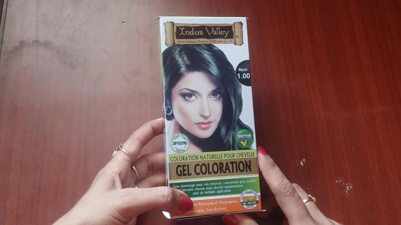 INDUS VALLEY Gel Hair Coloration BLACK NOIR1 220GM