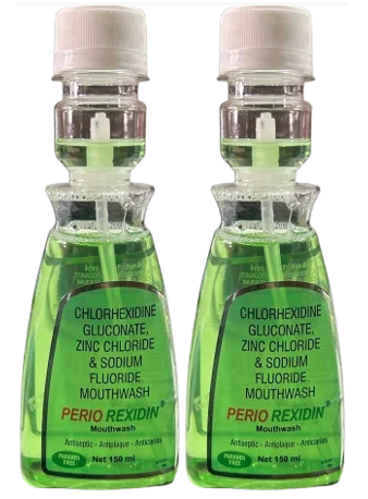Perio Rexidin Mouth Wash 150ml pack of 2
