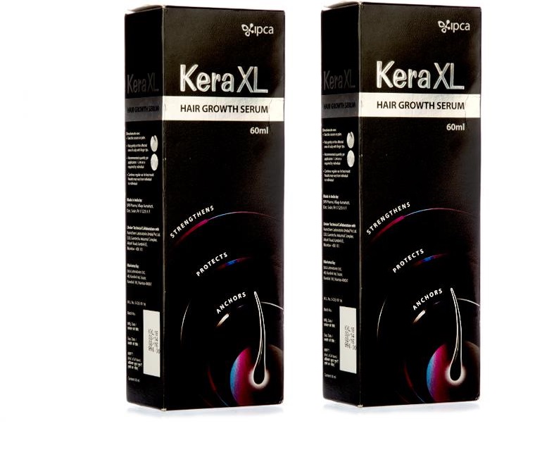 Buy Kera XL Hair Growth Serum 60ml Pack Of 2 Online - HealthurWealth
