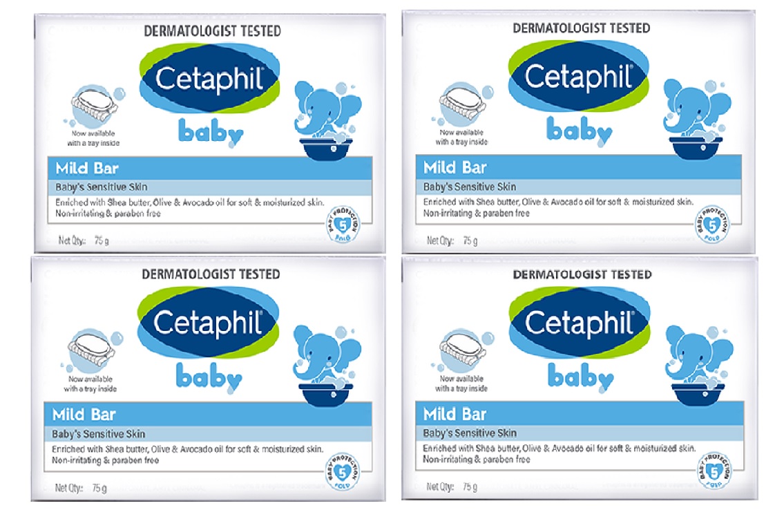 Cetaphil Baby Mild Bar 75gm Pack Of 4