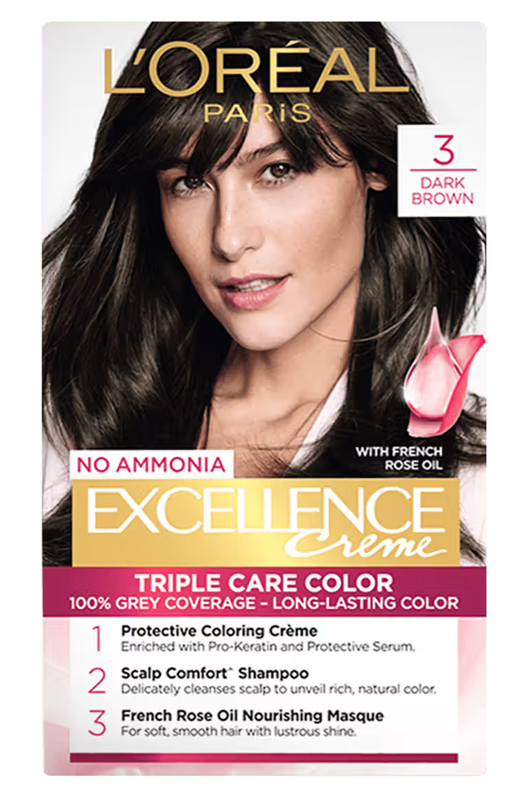 L'Oreal Paris Permanent Hair Colour 100g (3 Dark Brown)