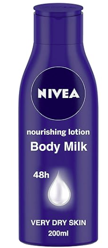 NIVEA BODY MILK  NOURISHING LOTION 200ML