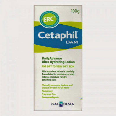 Cetaphil DAM lotion 100g for Dry to very dry Skin