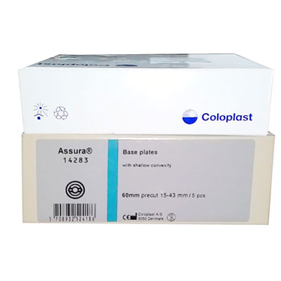 Coloplast Assura 17741 Base Plates 60 Prect 15-43mm 5pcs