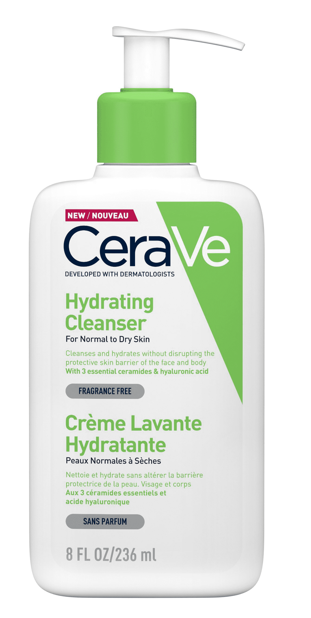 CeraVe Hydrating Cleanser For Normal and Dry Skin 236ml
