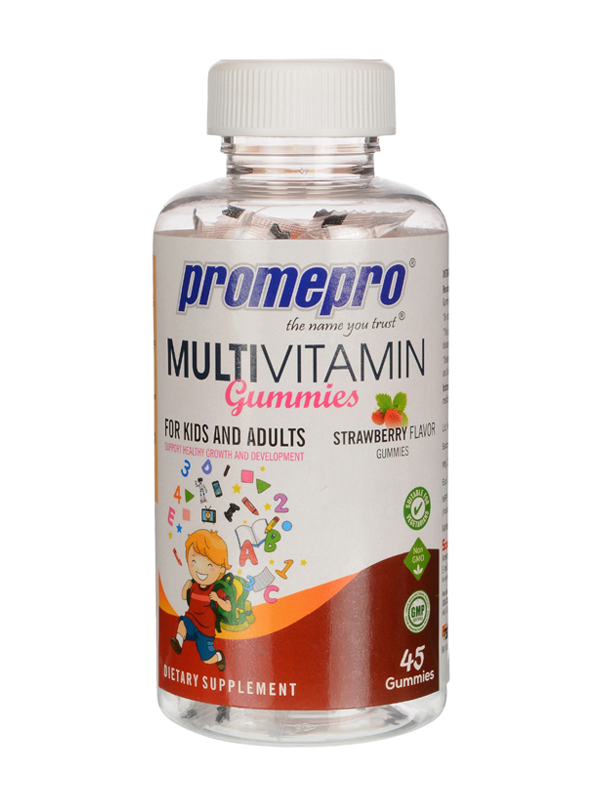 Promepro Multivitamin Gummies - Strawberry Flavor, 45 Gummies