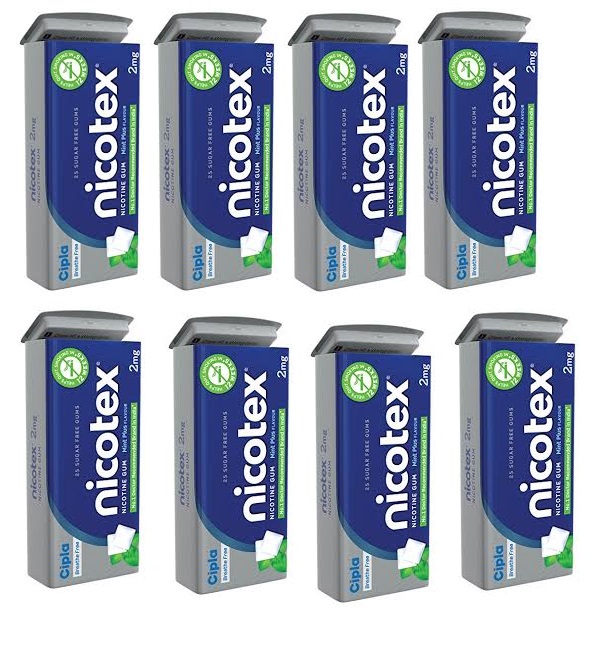 Nicotex Tin Mint Plus Flavour Pack Of 8